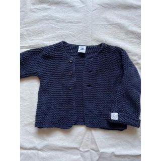 プチバトー(PETIT BATEAU)のPETIT BATEAU◎ニットカーディガン(カーディガン/ボレロ)