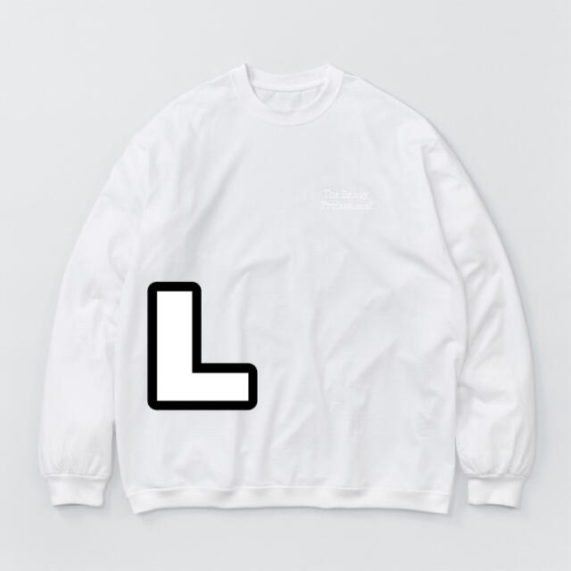 ennoy LONG SLEEVE HEM RIB TEE white ロンT - Tシャツ