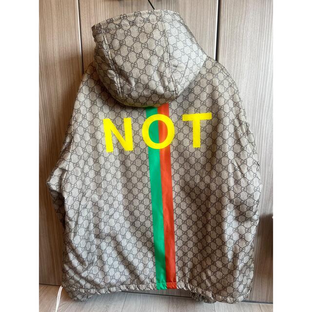 Gucci(グッチ)のGUCCI★"FAKE NOT" フェイクノットGGナイロンジャケット メンズのジャケット/アウター(ナイロンジャケット)の商品写真