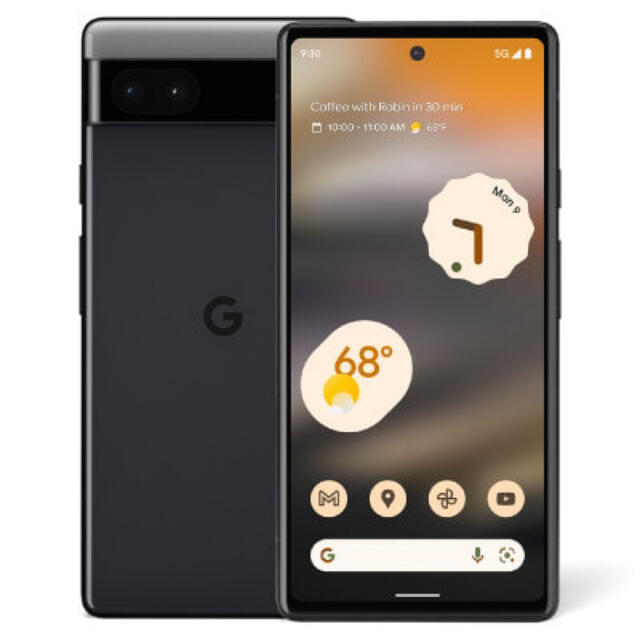Google Pixel(グーグルピクセル)のGoogle Pixel6a 128GB(charcoal) スマホ/家電/カメラのスマートフォン/携帯電話(スマートフォン本体)の商品写真