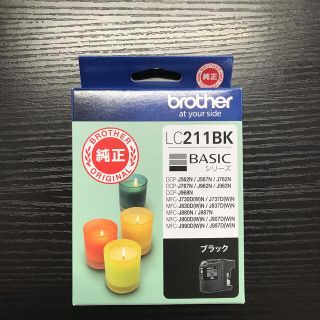 ブラザー(brother)のbrother インクカートリッジ LC211BK 1色(その他)