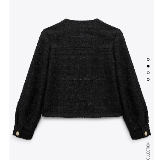 完売品✨新品！紙タグ付♥️ZARA♥️ゴールドボタンデクスチャージャケット。M。