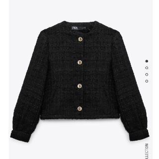 完売品✨新品！紙タグ付♥️ZARA♥️ゴールドボタンデクスチャー