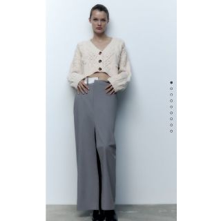 新品！未使用！紙タグ付！♥️ZARA♥️ケーブルニットカーディガン。M。