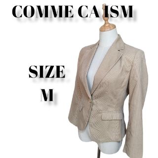 コムサイズム(COMME CA ISM)の【美品】COMME CA ISM　コムサイズム　ライトブラウン　サイズM(テーラードジャケット)