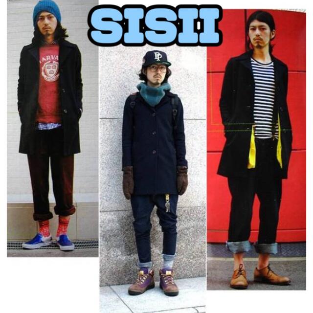 sisi(シシ)の美品☆ モデル着用 SISII WOOL CHESTER COAT メンズのジャケット/アウター(チェスターコート)の商品写真