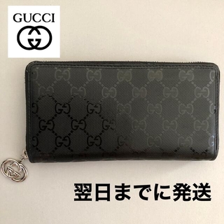 Gucci - GUCCI（グッチ) ラウンドファスナー長財布 インプリメ