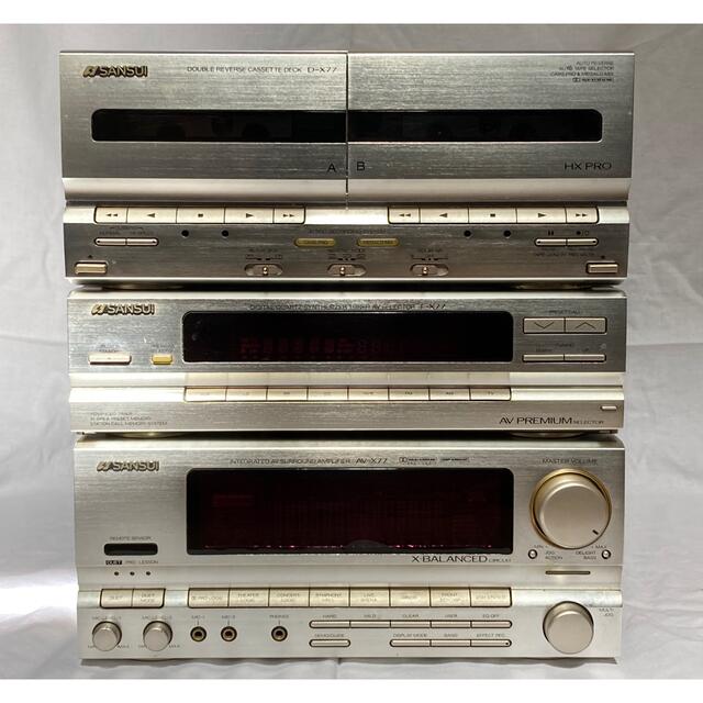 SANSUI/サンスイ システムコンポ AV-X77ほか SANSUI/サンスイ システムコンポ AV-X77ほか