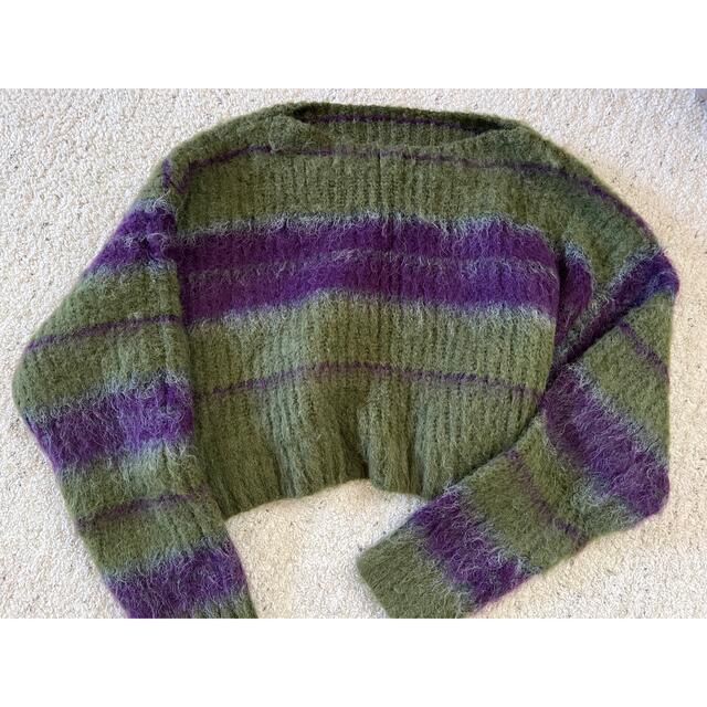 aere mohair boarder knit - ニット/セーター