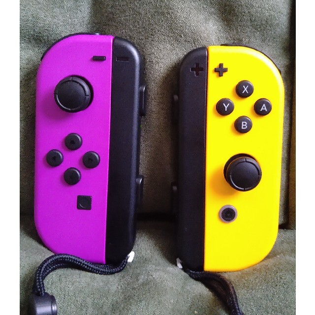 Joy-Con スイッチジョイコン ネオンパープル/ネオンオレンジ 純正品 ハロ