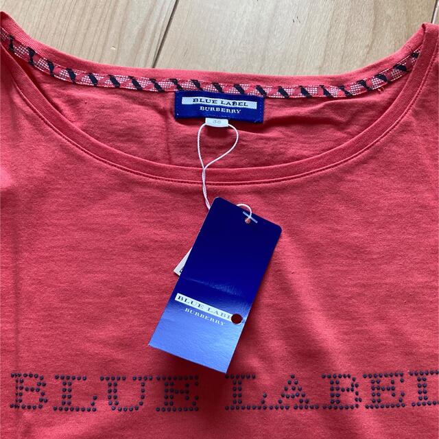 BURBERRY BLUE LABEL(バーバリーブルーレーベル)のBURBERRY BLUE LABEL  新品未着用　Ｔシャツ レディースのトップス(Tシャツ(半袖/袖なし))の商品写真