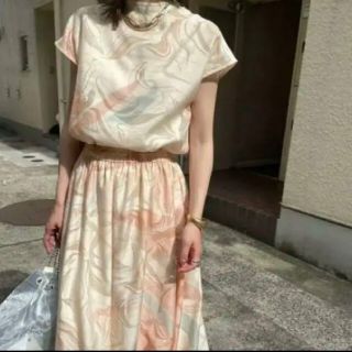 アメリヴィンテージ(Ameri VINTAGE)のアメリ MEDI MANON SET UP DRESS(ロングワンピース/マキシワンピース)