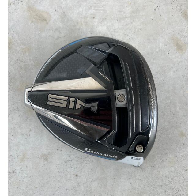 TaylorMade(テーラーメイド)のSIM ドライバーヘッド(カバー・レンチあり)　中古 スポーツ/アウトドアのゴルフ(クラブ)の商品写真