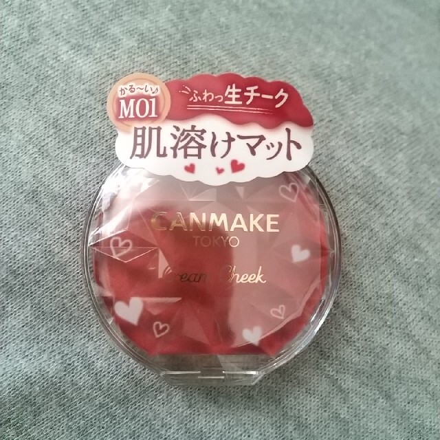 CANMAKE(キャンメイク)のキャンメイク クリームチーク マットタイプ M01・アップルコンポート 14g コスメ/美容のベースメイク/化粧品(チーク)の商品写真