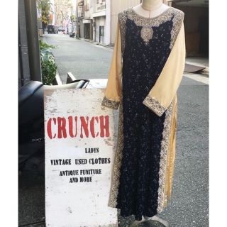 ロキエ(Lochie)の【期間限定大幅値下げ】　vintage dress(ロングワンピース/マキシワンピース)