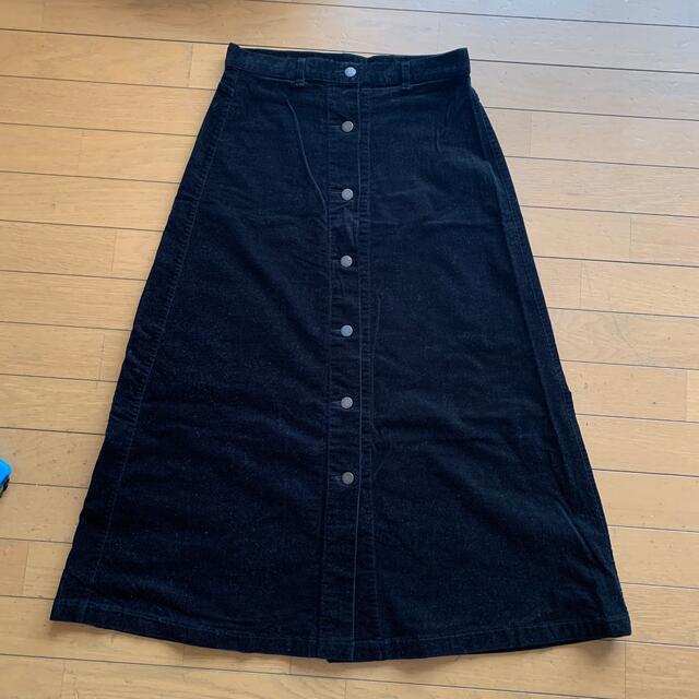 GU(ジーユー)のGU コーデュロイ　ロングスカート　 レディースのスカート(ロングスカート)の商品写真