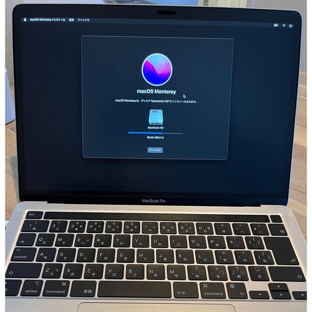 Mac (Apple)(マック)の【M1】13インチMacBook Pro 2021年購入 スマホ/家電/カメラのPC/タブレット(ノートPC)の商品写真