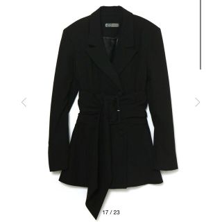 バブルス(Bubbles)のMELT THE LADY thick belt jacket onepiece(ミニワンピース)