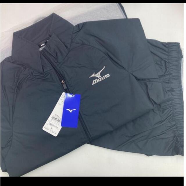 MIZUNO(ミズノ)のMIZUNO  ミズノ　レインスーツ 上下セット　ブラック　ゴルフウェア メンズのファッション小物(レインコート)の商品写真