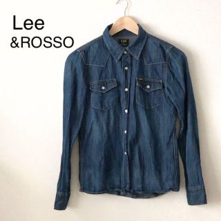 ロッソ(ROSSO)のLee ROSSO  コラボ商品　デニムシャツ　羽織り　インディゴ(シャツ/ブラウス(長袖/七分))