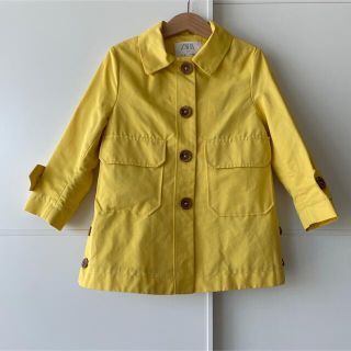 ザラキッズ(ZARA KIDS)のZARA KIDS レインコート　110 イエロー(ジャケット/上着)