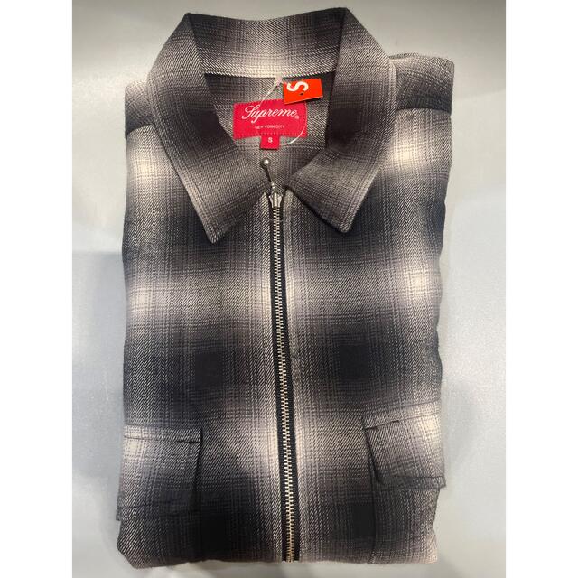 Supreme - Shadow Plaid Flannel Zip Up Shirt 黒 Sの通販 by たんぽぽ