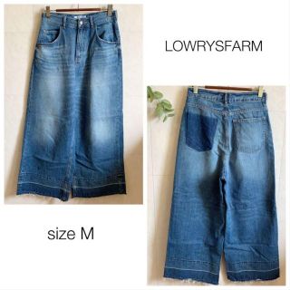 ローリーズファーム(LOWRYS FARM)のlowrys farm デニムワイドパンツ ダメージ加工(デニム/ジーンズ)