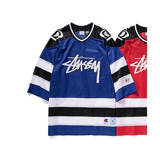 STUSSY - 【即完品】STUSSY チャンピオン コラボ ホッケージャージの通販 by たつ坊's shop｜ステューシーならラクマ