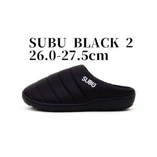 SUBU BLACK 2 26-27.5cm 黒　ブラック　冬のサンダル　スブ(サンダル)