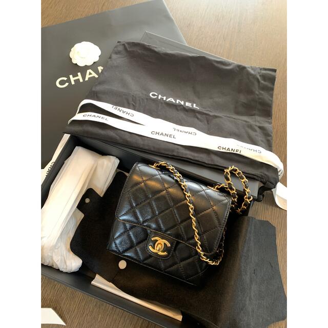 22K新作 CHANEL ミニフラップバッグ マトラッセ | フリマアプリ ラクマ CHANEL♡22K フラップバッグ