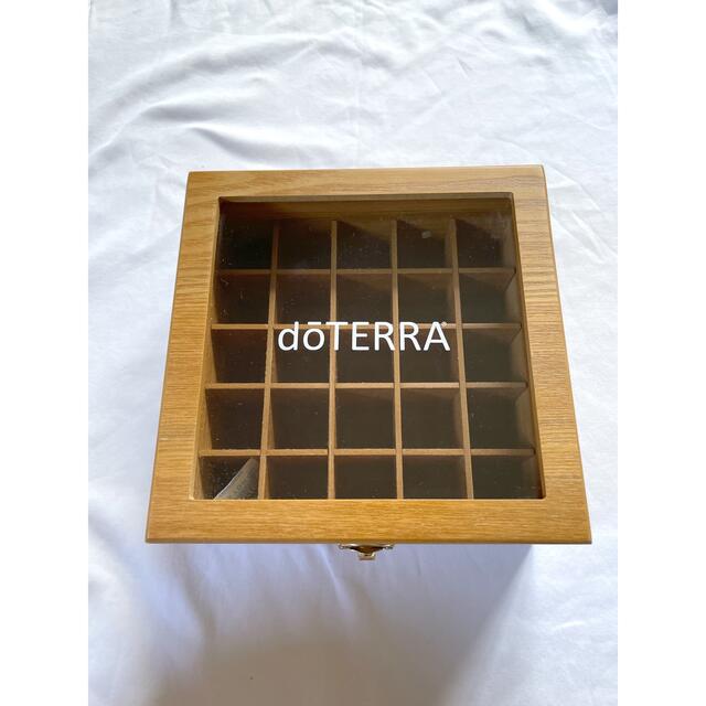 ドテラ　エッセンシャルオイル　木箱　ウッドボックス　収納ケース　25本収納 | フリマアプリ ラクマ