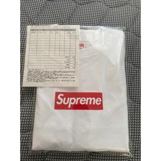 シュプリーム(Supreme)のSupreme Box Logo L/S tee White XL ボックスロゴ(Tシャツ(長袖/七分))