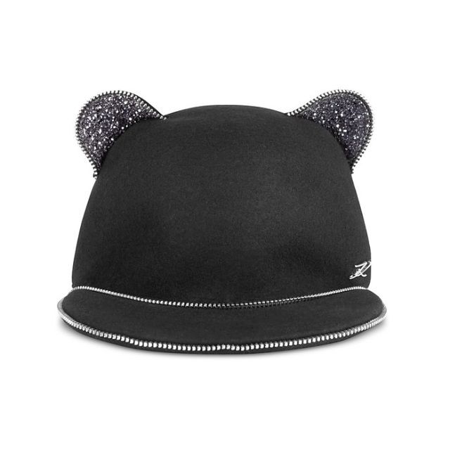 Karl Lagerfeld(カールラガーフェルド)のKARL LAGERFELD★シュペットイヤージップキャップ♪在庫セール レディースの帽子(キャップ)の商品写真