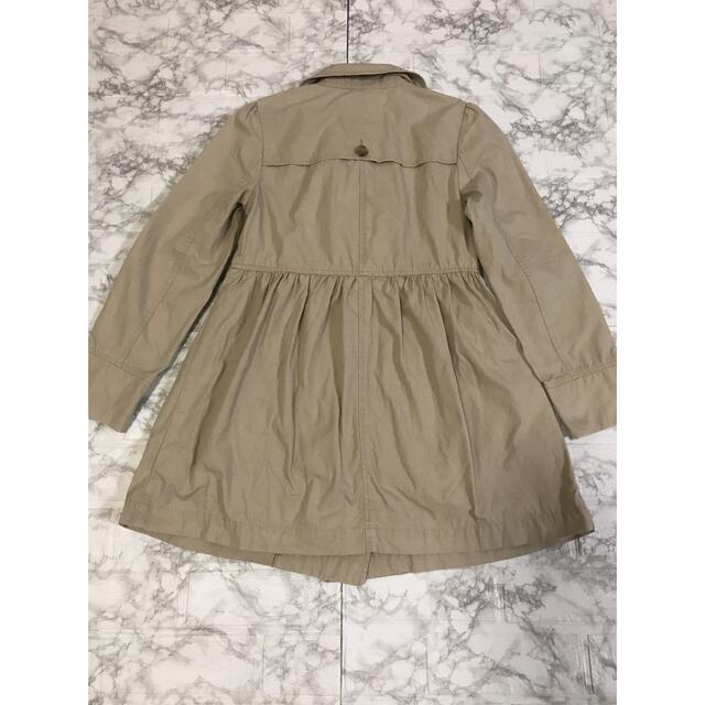 GAPKIDS ギャップキッズ トレンチコート ベージュ キッズ/ベビー/マタニティのキッズ服女の子用(90cm~)(コート)の商品写真