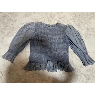 ザラ(ZARA)のZARA フリルトップス(シャツ/ブラウス(半袖/袖なし))