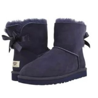 アグ(UGG)の【美品/新品同様】UGG//W mini BAILEY BOW(ブーツ)