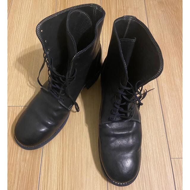 GUIDI グイディ 795Z レースアップブーツ ブラック 43 27.5cm 2022春大