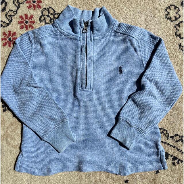 POLO RALPH LAUREN(ポロラルフローレン)のPolo Ralph Lauren サイズ90相当　ハーフジップアップ長袖 キッズ/ベビー/マタニティのキッズ服男の子用(90cm~)(Tシャツ/カットソー)の商品写真