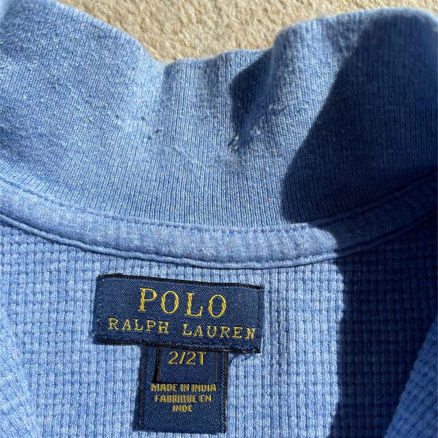 POLO RALPH LAUREN(ポロラルフローレン)のPolo Ralph Lauren サイズ90相当　ハーフジップアップ長袖 キッズ/ベビー/マタニティのキッズ服男の子用(90cm~)(Tシャツ/カットソー)の商品写真