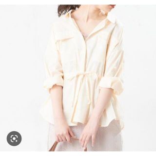 ナチュラルクチュール(natural couture)の【natural couture】サファリシャツブラウス(シャツ/ブラウス(長袖/七分))