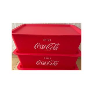 コカコーラ(コカ・コーラ)のコカコーラ収納BOX 4個 簡易包装発送(ケース/ボックス)