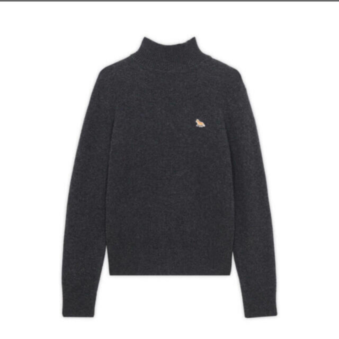 MAISONKITSUNE【新品・タグ付き】BABY FOX PATCH BOXY TURTLENECK