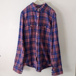 ジェイクルー(J.Crew)のチェックシャツ レディース size 2(シャツ/ブラウス(長袖/七分))