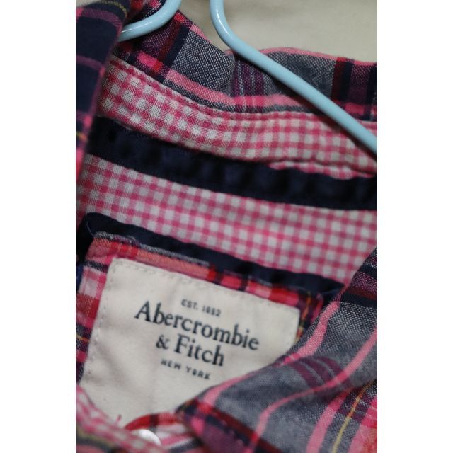 Abercrombie&Fitch(アバクロンビーアンドフィッチ)のアバクロンビー&フィッチ裏ガーゼチェックネルシャツ/USA古着アメカジ良品S レディースのトップス(シャツ/ブラウス(長袖/七分))の商品写真