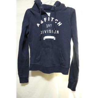 アバクロンビーアンドフィッチ(Abercrombie&Fitch)のアバクロンビー&フィッチネイビープルパーカー/USA古着老舗アメカジ良品XS(パーカー)