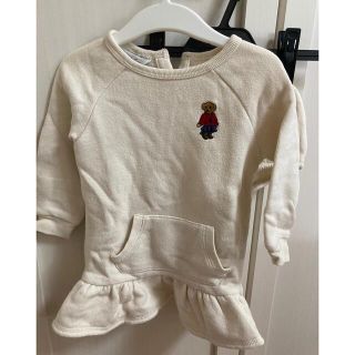 ポロラルフローレン(POLO RALPH LAUREN)のポロベア刺繍★ワンピース80サイズ(ワンピース)