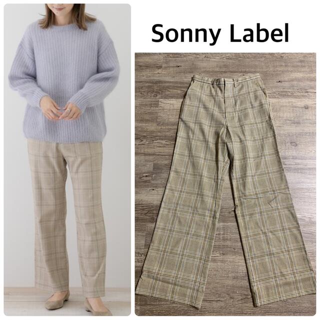 Sonny Label(サニーレーベル)の【Sonny Label】チェックイージーパンツ レディースのパンツ(カジュアルパンツ)の商品写真