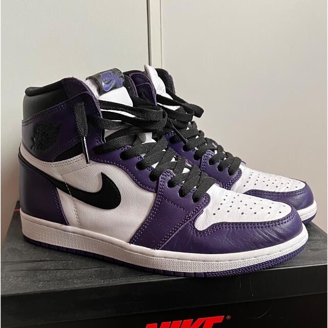 nike air jordan 1 high court purple 26.5