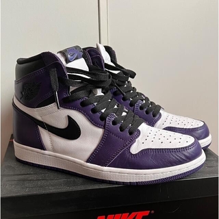 ナイキ(NIKE)のnike air jordan 1 high court purple 26.5(スニーカー)