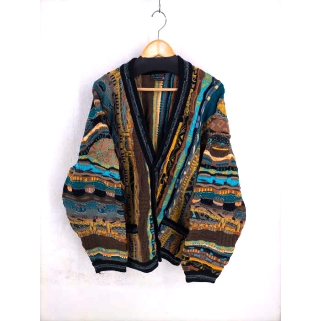 COOGI(クージー) 90S 3Dニットカーディガン メンズ トップスL_バズストア